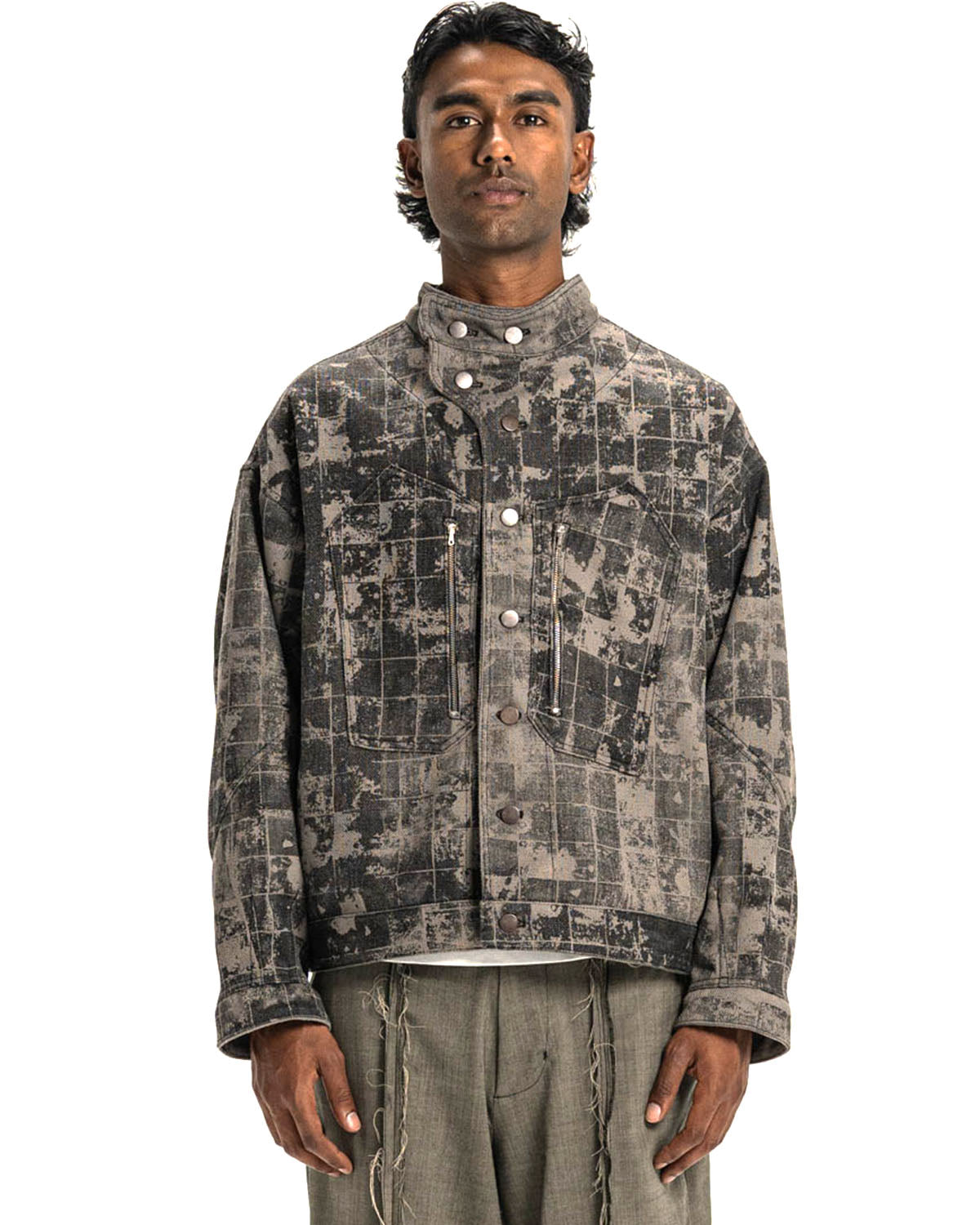 High Neck Worker Jacket