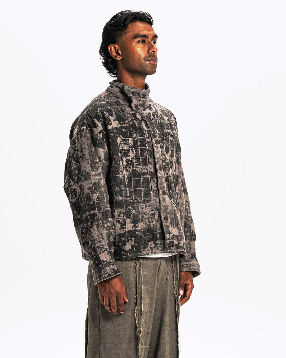 High Neck Worker Jacket