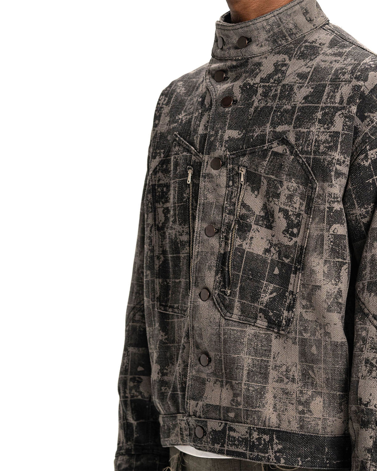 High Neck Worker Jacket