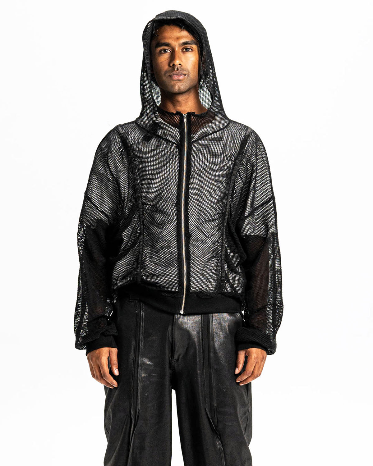 Mesh Hoodie