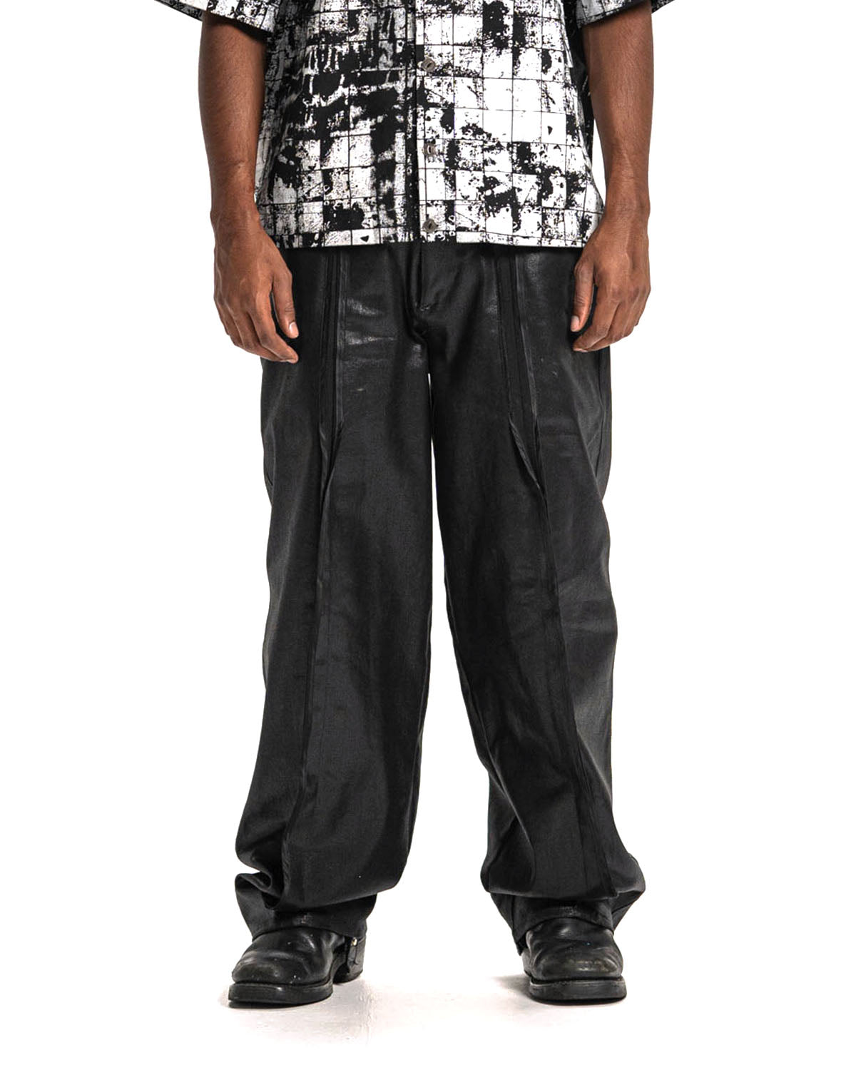 Wax Denim Pants