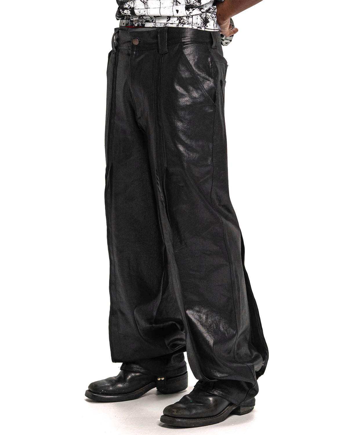 Wax Denim Pants