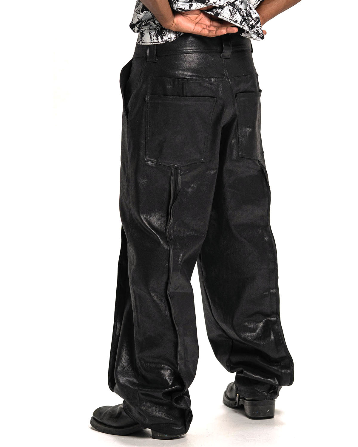 Wax Denim Pants